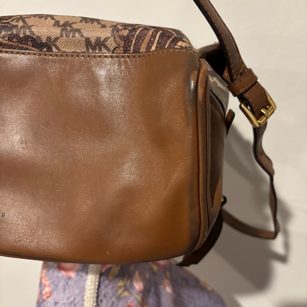 Michael Kors paisley printed canvas and leather backpack - Picture 12 of 14